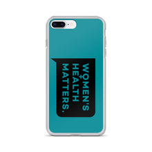 Load image into Gallery viewer, Women's Health Matters iPhone Case (Teal)