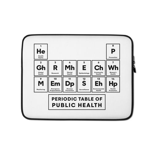 Periodic Table of Public Health Laptop Sleeve