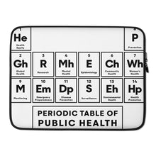Load image into Gallery viewer, Periodic Table of Public Health Laptop Sleeve
