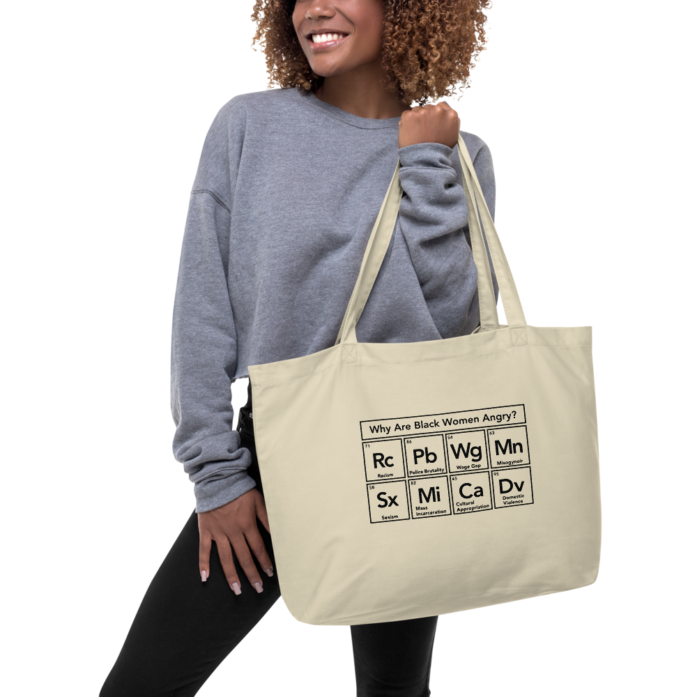 Angry Black Women Large organic tote bag