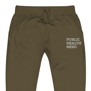 Public Health Nerd fleece sweatpants