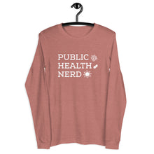 Load image into Gallery viewer, Public Health Nerd Unisex Long Sleeve Tee