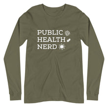 Load image into Gallery viewer, Public Health Nerd Unisex Long Sleeve Tee