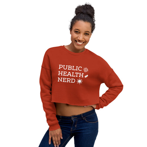 Public Health Nerd Crop Sweatshirt
